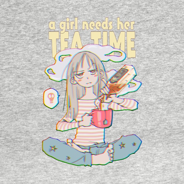 A Girl Needs Her Tea Time by Jay Spotting